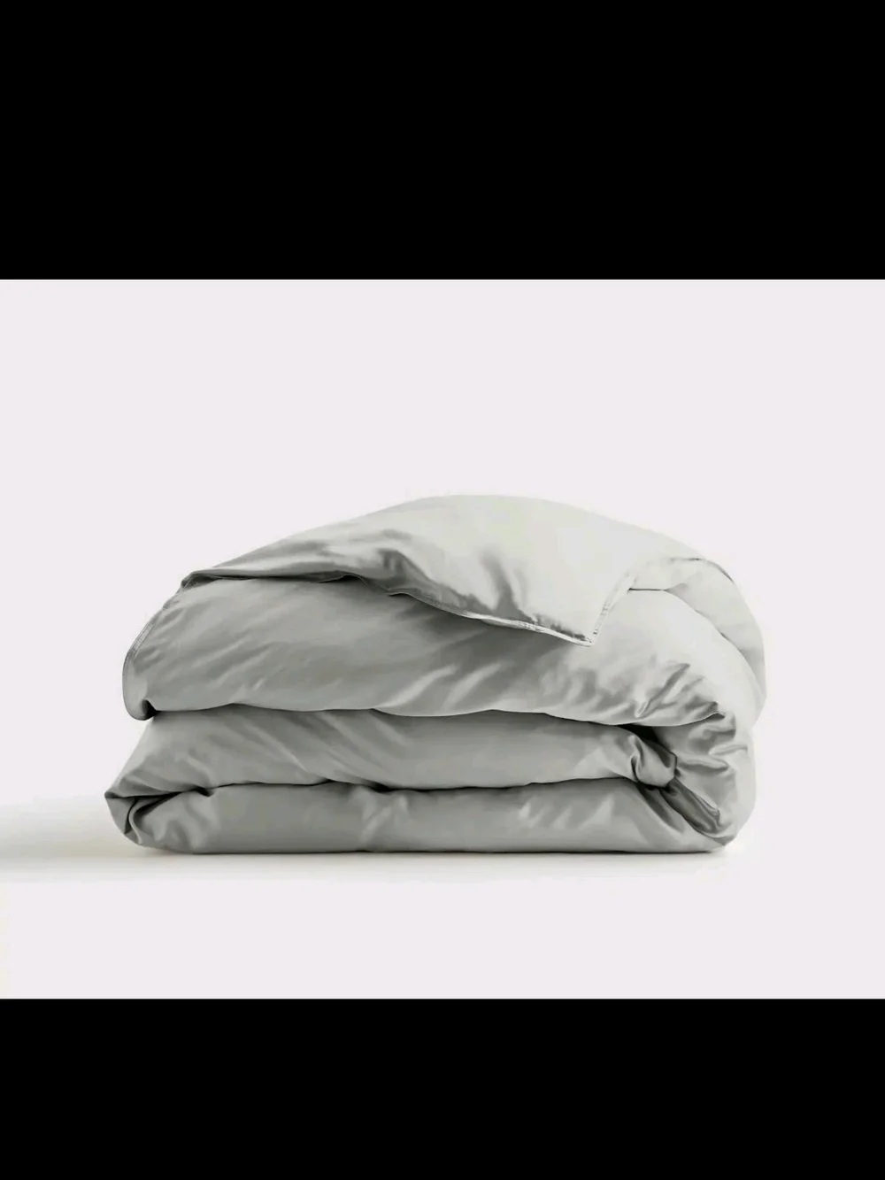 Quince Bamboo Duvet Cover in Full / Queen in Eucalyptus, NWOT